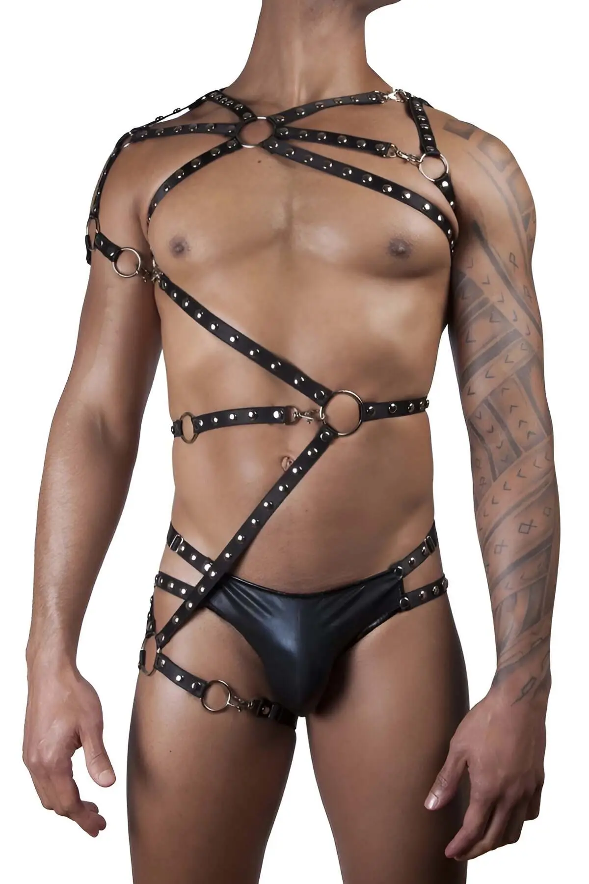Sexy Men's Fantasy Clothing Rubber Harness - SHM65