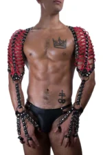 Men's Fantasy Arm and Shoulder Elastic Harness - SHM182 - Image 3