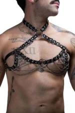 Men's Chain Chest Harness - SHM190 - Image 3