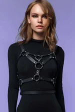 Sexy Chest Harness - Leather Women's Harness - Women's Leather Lingerie - SH580