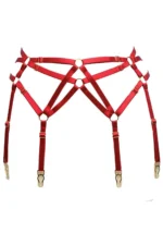 Sexy Rubber Harness Garter - SH146