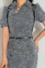 Sexy Shoulder Strap Leather Waist Belt, Clothing Accessory - SH1180 - Image 2