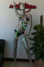 Fantasy Lingerie Colorful Reflective Body Harness - Image 5