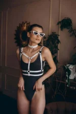 Stylish Choker Harness - SH990