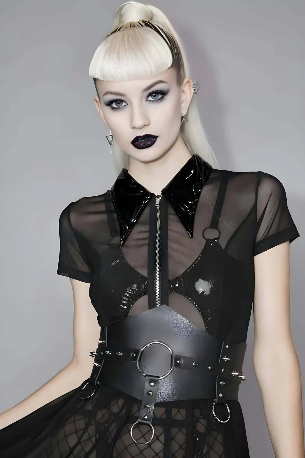 Studded Leather Waist Belt, Stylish Women's Dress Belt, Women's Corset Belt - SH1251