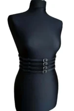 Women's Leather Four-Row Waist Belt - SH910 - Image 3