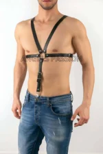 Leather Men's Fantasy Clothing - Men's Leather Underwear - Erotic Men's Underwear - SHM12