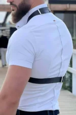 Stylish Leather Men's Belt, Men's Shirt Belt, Elegant Men's Belt Accessory - SHM129 - Image 3