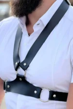 Stylish Leather Men's Belt, Men's Shirt Belt, Elegant Men's Belt Accessory - SHM129 - Image 2