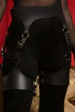 Leather Chest and Leg Harness Set, Clubwear - SH1261 - Image 2