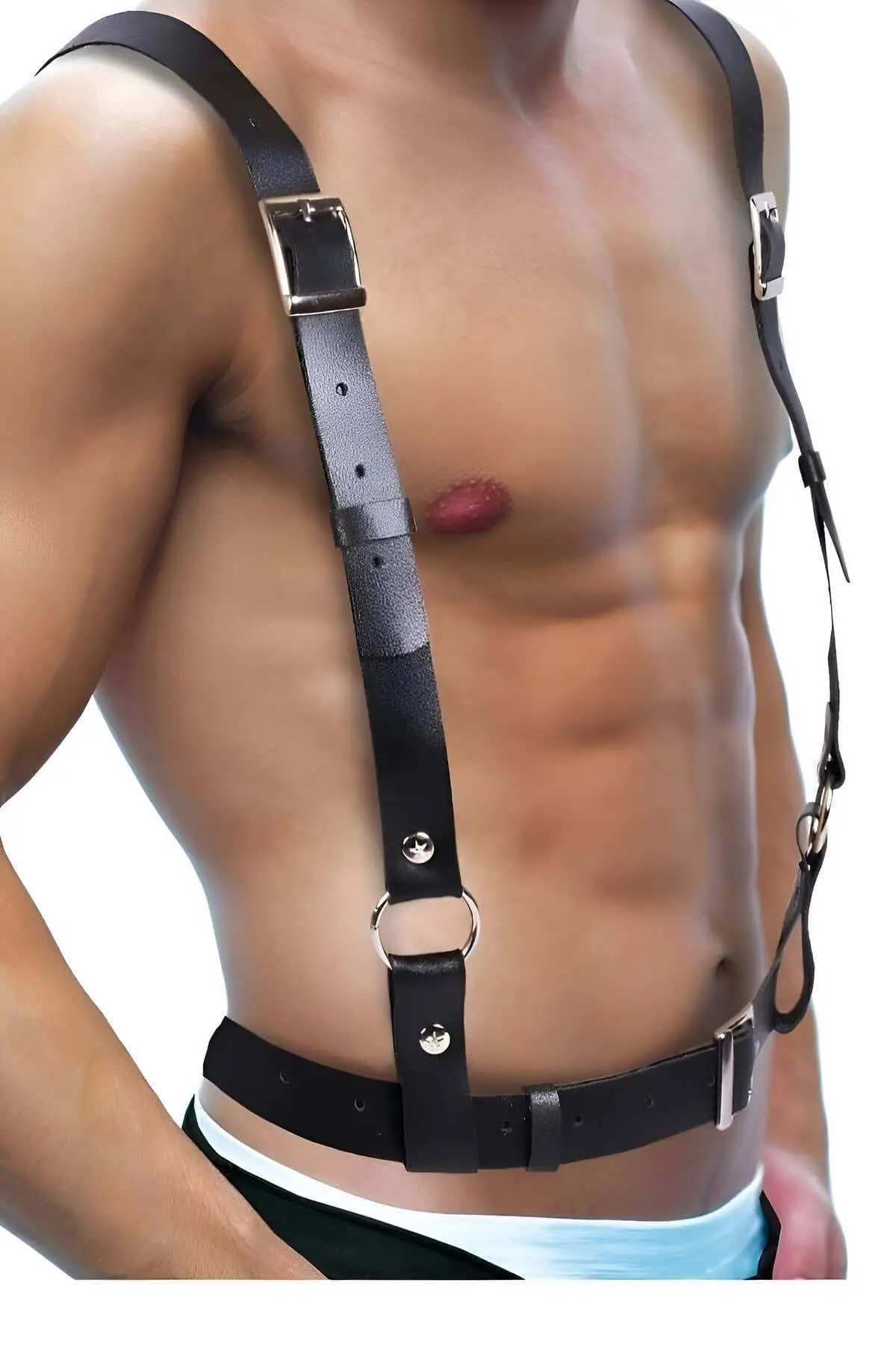 Leather Harness Accessory, Stylish Men's Harness - SHM168