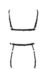 Leather Garter Harness Set - SH228 - Image 2