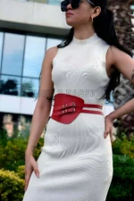 Leather Corset Belt, Dress Belt, T-Shirt Belt - SH604 - Image 5