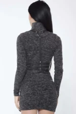 Stylish 3-Row Leather Harness for the Belly Area - SH178 - Image 2