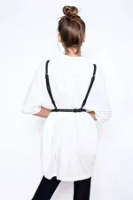 Elegant Harness with Cross Detail Across the Chest - SH156 - Image 2