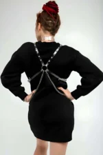 Stylish Transparent Belt and Choker Set - SH826 - Image 3