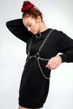 Stylish Transparent Belt and Choker Set - SH826 - Image 4