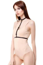 Single Row Neck and Waist Leather Harness - SH188 - Image 2