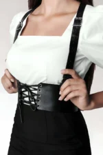 Stylish Leather Belt for T-shirts and Dresses - SH822