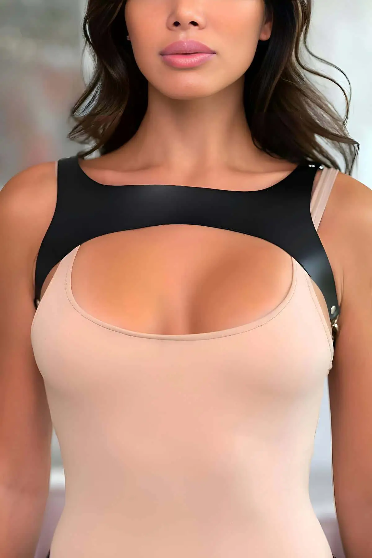 Stylish Leather Dress Belt for T-Shirts and Shirts - SH1199