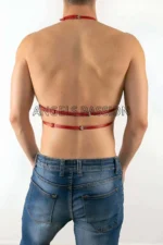 Men's Chest Harness, Leather Men's Harness, Men's Harness Models - SHM1 - Image 2