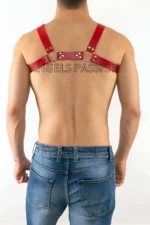 Leather Men's Chest Harness, Fantasy Men's Underwear - SHM8 - Image 3