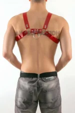 Leather Chest Sexy Men's Harness - SHM52 - Image 2