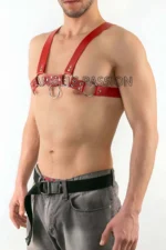 Leather Chest Sexy Men's Harness - SHM52 - Image 3