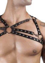 Stud Detail Sexy Men's Top Harness - SHM66 - Image 2