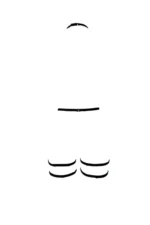 Waist, Neck and Leg Fastening Harness Garter - SH150 - Image 3