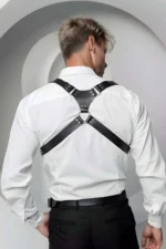 Stylish Men's Belt with Back Detail, Trendy Men's Belt, Men's T-shirt Belt - SHM205 - Image 2