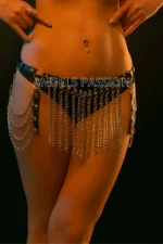 Leather Chain Skirt Fantasy Lingerie - Image 6