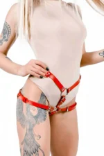 Fantasy Leather Buttock-Attached Harness - SH979 - Image 2