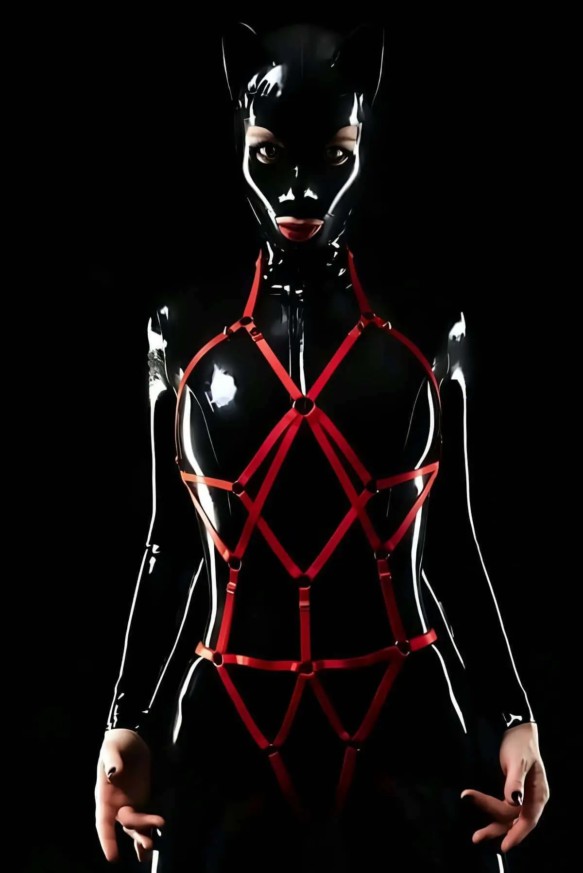 Elastic Sexy Body Harness, Sexy Full Body Women's Harness - SH1082