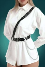 Elegant Leather Belt for Dresses/Shirts - SH813 - Image 3