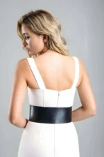 Stylish Leather Belt with 3 Buckles, Leather Belt for Dresses - SH827 - Image 4