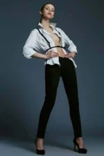 Stylish Leather Accessory for Shirts - SH229 - Image 2