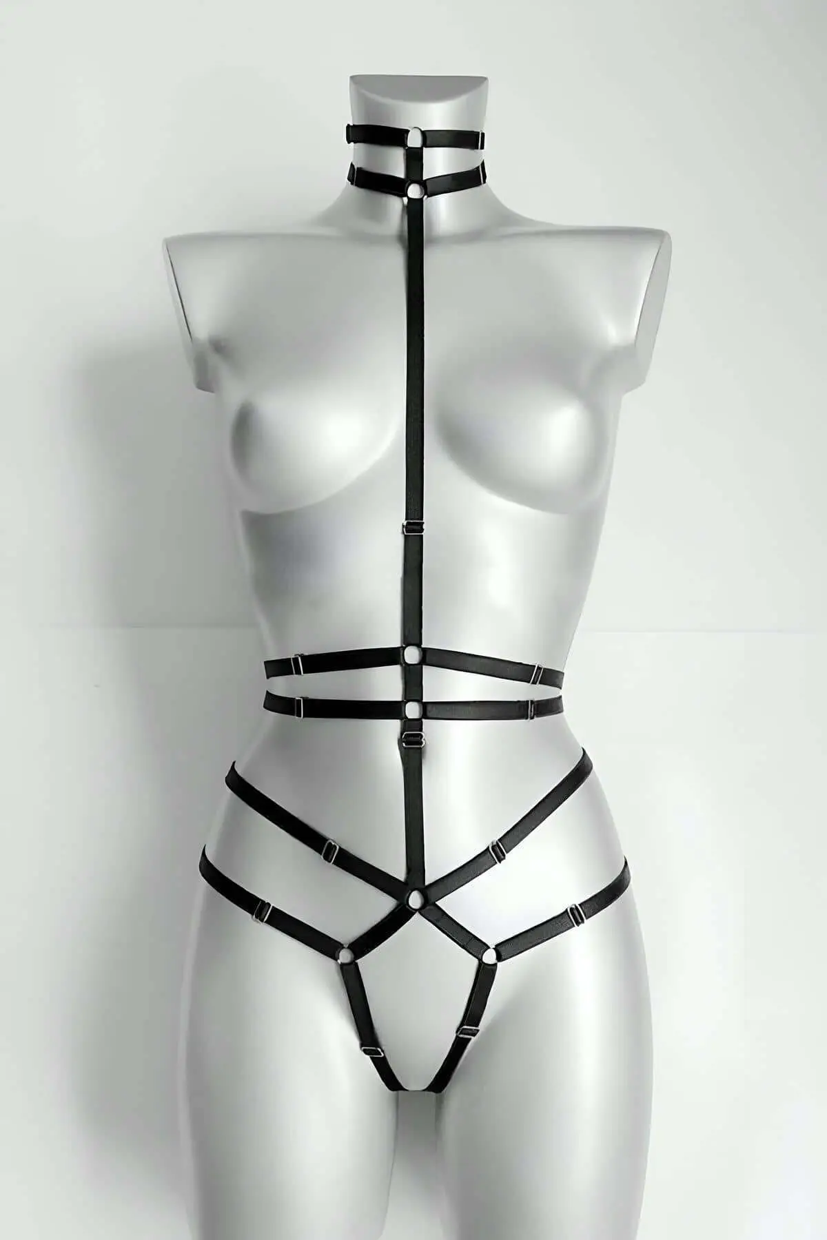 Open Mesh Sexy Garter Harness - SH370