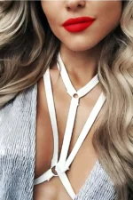 Lingerie Sexy Accessory White Harness - SH93