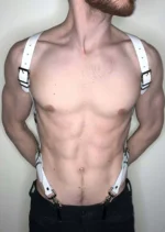 Male Dancer Leather Harness - SHM11