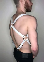 Male Dancer Leather Harness - SHM11 - Image 2