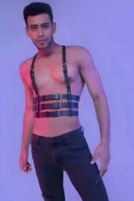 Male Dancer Costume, Clubwear, Techno Party Attire - SHM17 - Image 2
