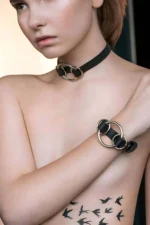 Interlocking Collar and Bracelet Set - SH254 - Image 2