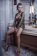 Thin Elastic Sexy Bust Accessory - SH292