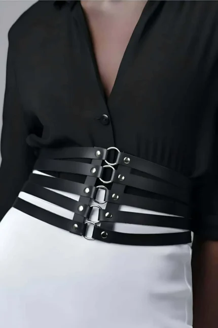 Stylish Leather Corset Belt - SH472
