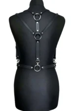 Sexy Leather Shoulder Strap Chest Harness - SH916 - Image 4