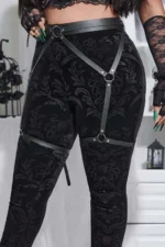 Sexy Leather Garter Harness - SH956 - Image 4