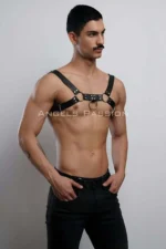 Men's Chest Harness, Fantasy Apparel Leather Harness - SHM7 - Image 3