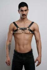 Men's Chest Harness, Fantasy Apparel Leather Harness - SHM7