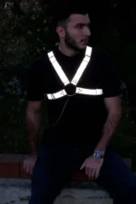 Glow-in-the-Dark Reflective Men's Chest Strap - SHM95 - Image 3